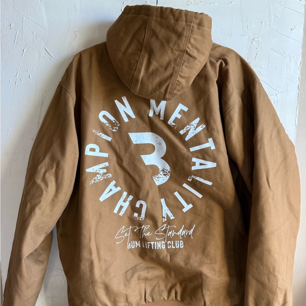 C Bum Brown Hooded Zip-Up Jacket - Picture 2 of 2